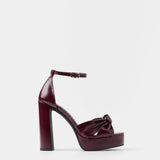 Mim shoes Sandalia de tacón OFE BURDEOS