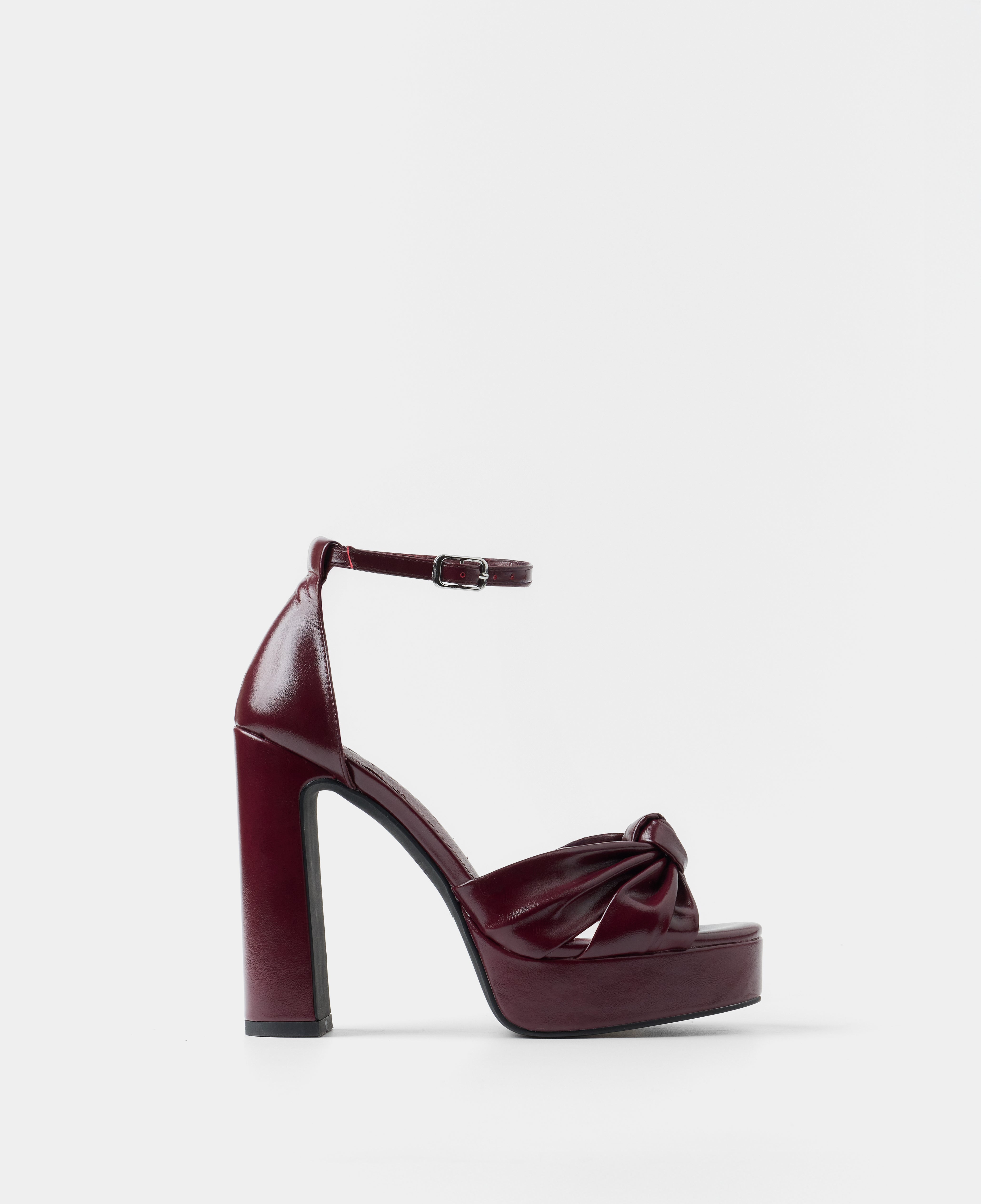 Mim shoes Sandalia de tacón OFE BURDEOS