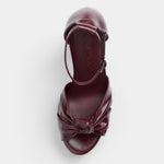 Mim shoes Sandalia de tacón OFE BURDEOS