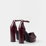 Mim shoes Sandalia de tacón OFE BURDEOS