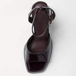 Mim shoes Sandalia de tacón SAIK BURDEOS