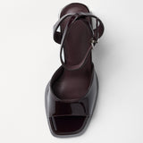 Mim shoes Sandalia de tacón SAIK BURDEOS