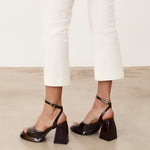 Mim shoes Sandalia de tacón SAIK BURDEOS