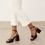 Mim shoes Sandalia de tacón SAIK BURDEOS