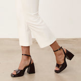 Mim shoes Sandalia de tacón SAIK BURDEOS