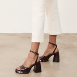 Mim shoes Sandalia de tacón SAIK BURDEOS