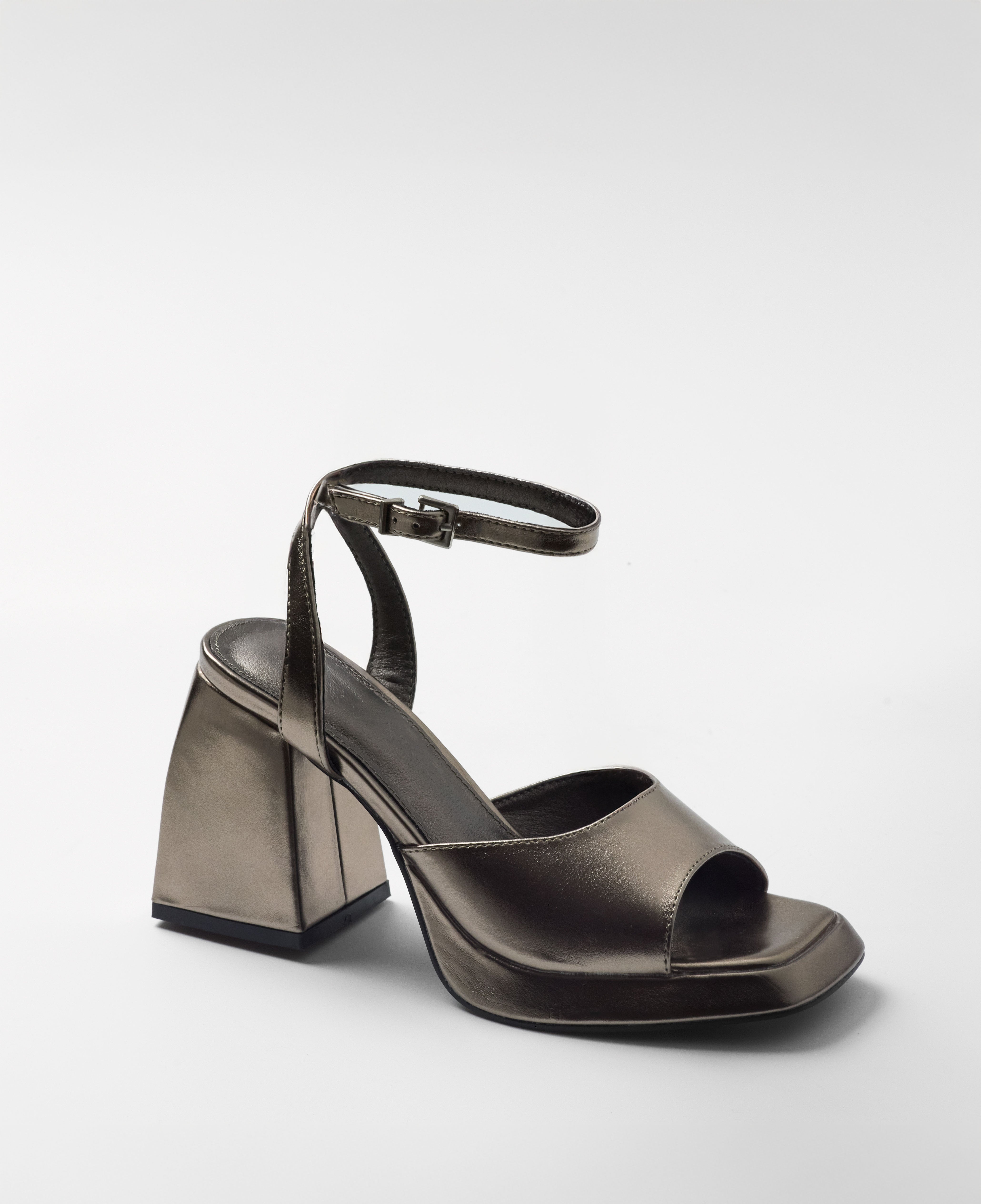 Mim shoes Sandalia de tacón SAIK METALIZADO