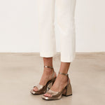 Mim shoes Sandalia de tacón SAIK METALIZADO