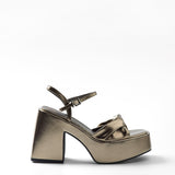 Mim shoes Sandalia de tacón TODIE METALIZADO