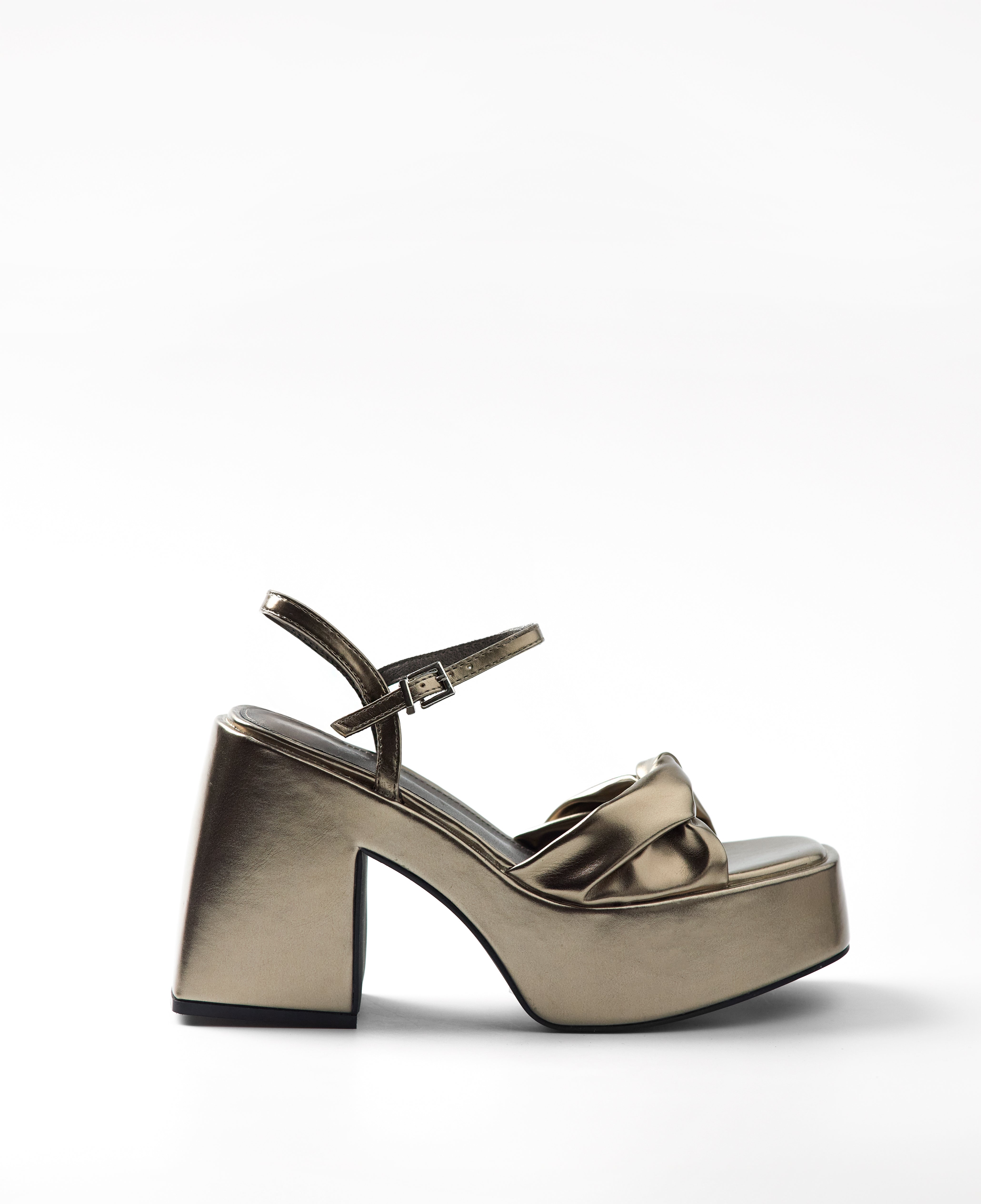 Mim shoes Sandalia de tacón TODIE METALIZADO