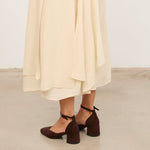 Mim shoes Tacón Cerrado AMBER CHOCOLATE