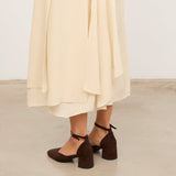 Mim shoes Tacón Cerrado AMBER CHOCOLATE