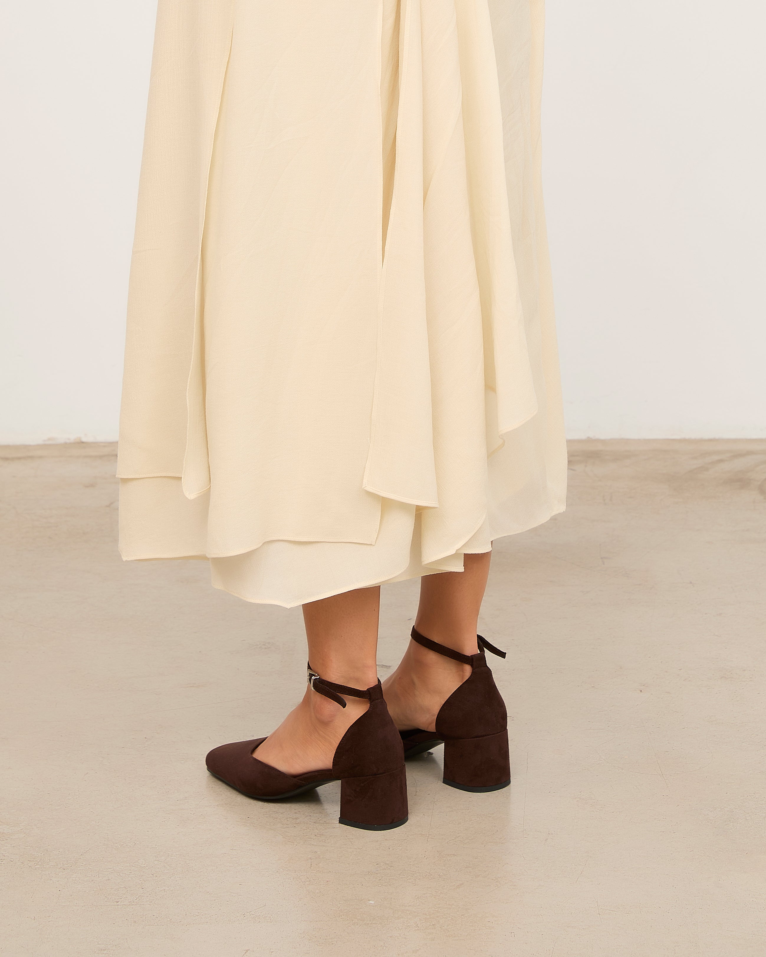 Mim shoes Tacón Cerrado AMBER CHOCOLATE