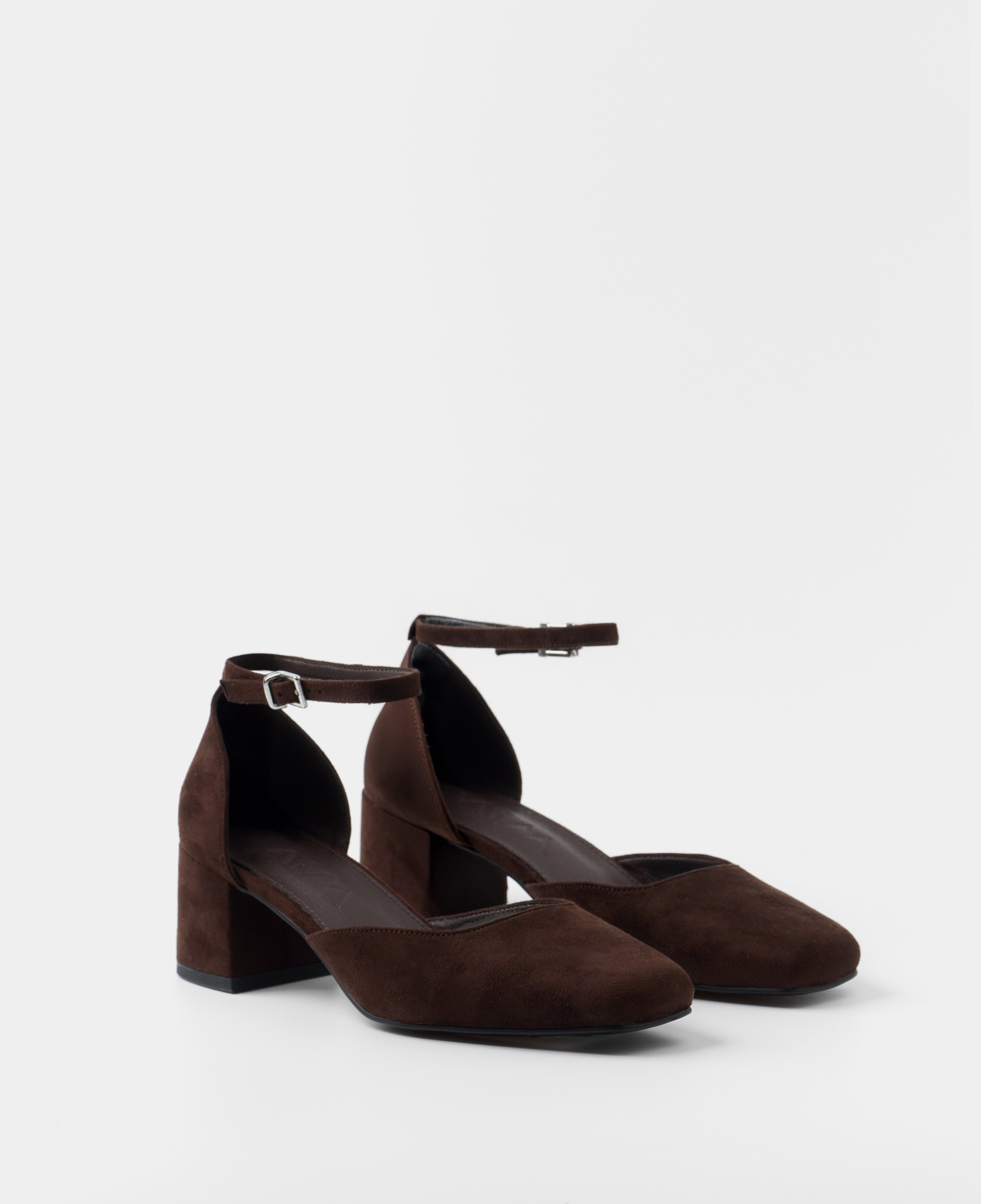 Mim shoes Tacón Cerrado AMBER CHOCOLATE