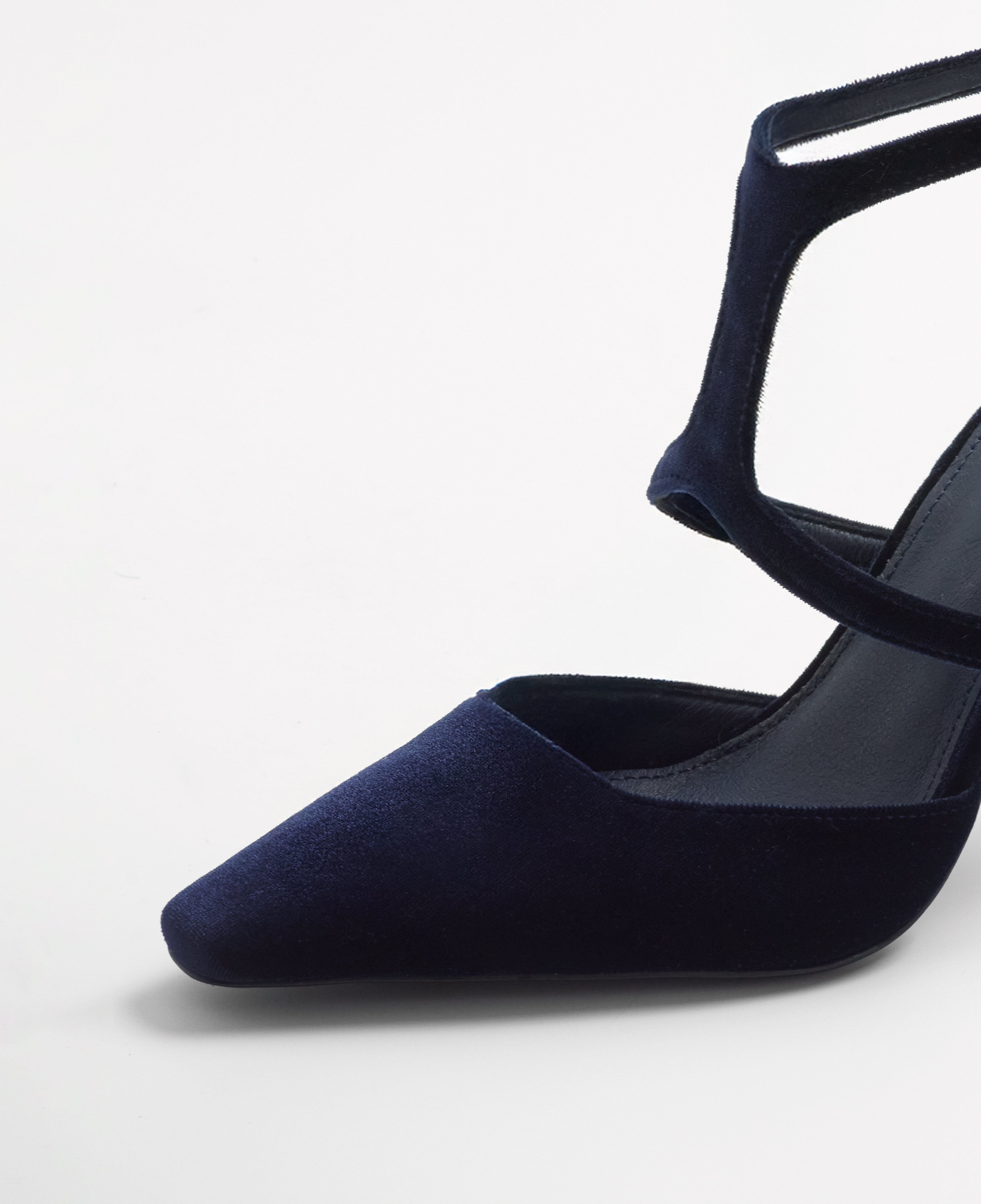 Mim shoes Tacón cerrado DANIELLE AZUL MARINO VELVET