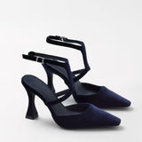 Mim shoes Tacón cerrado DANIELLE AZUL MARINO VELVET