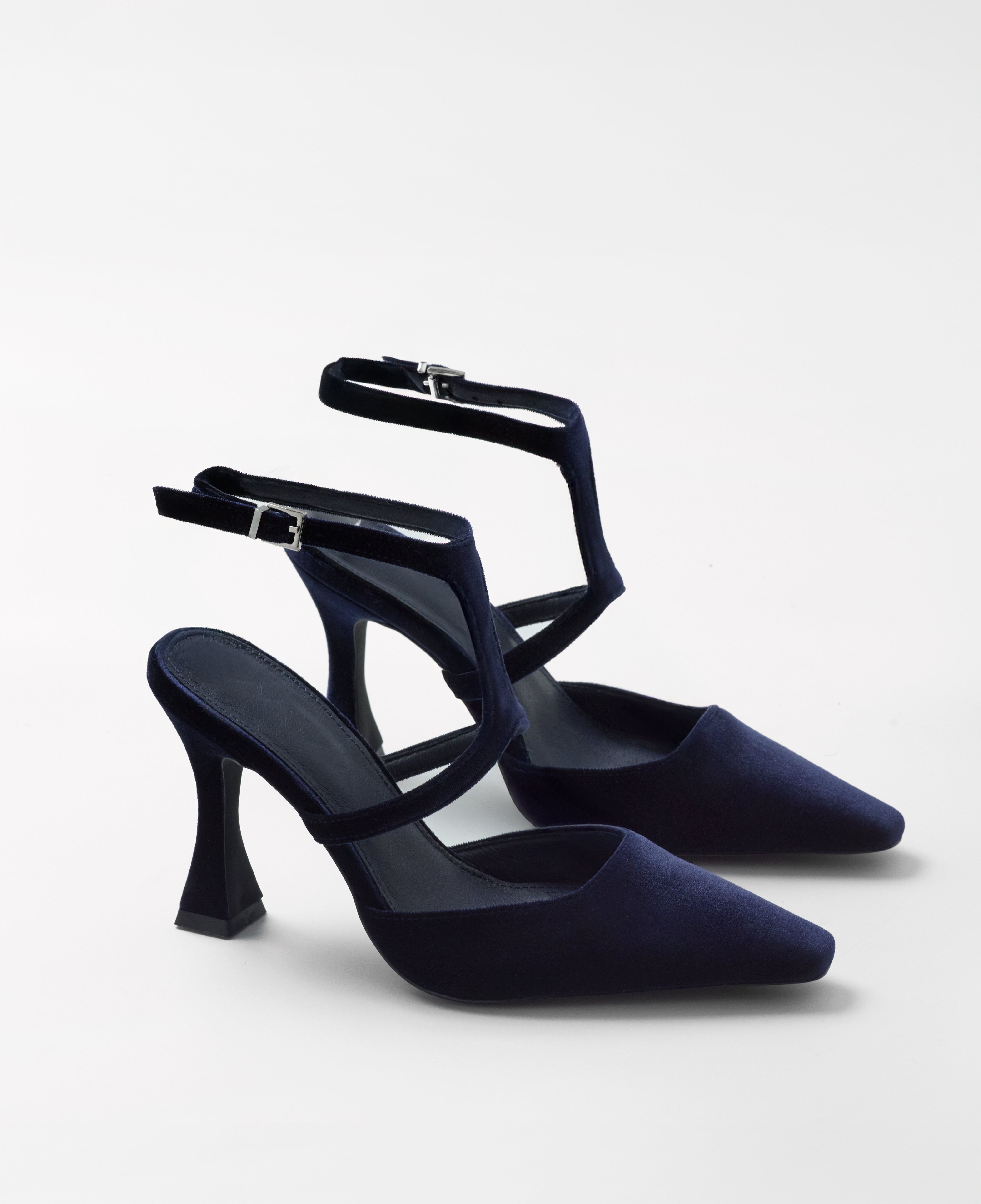 Mim shoes Tacón cerrado DANIELLE AZUL MARINO VELVET