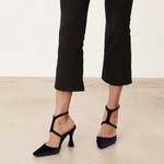 Mim shoes Tacón cerrado DANIELLE AZUL MARINO VELVET