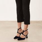 Mim shoes Tacón cerrado DANIELLE AZUL MARINO VELVET
