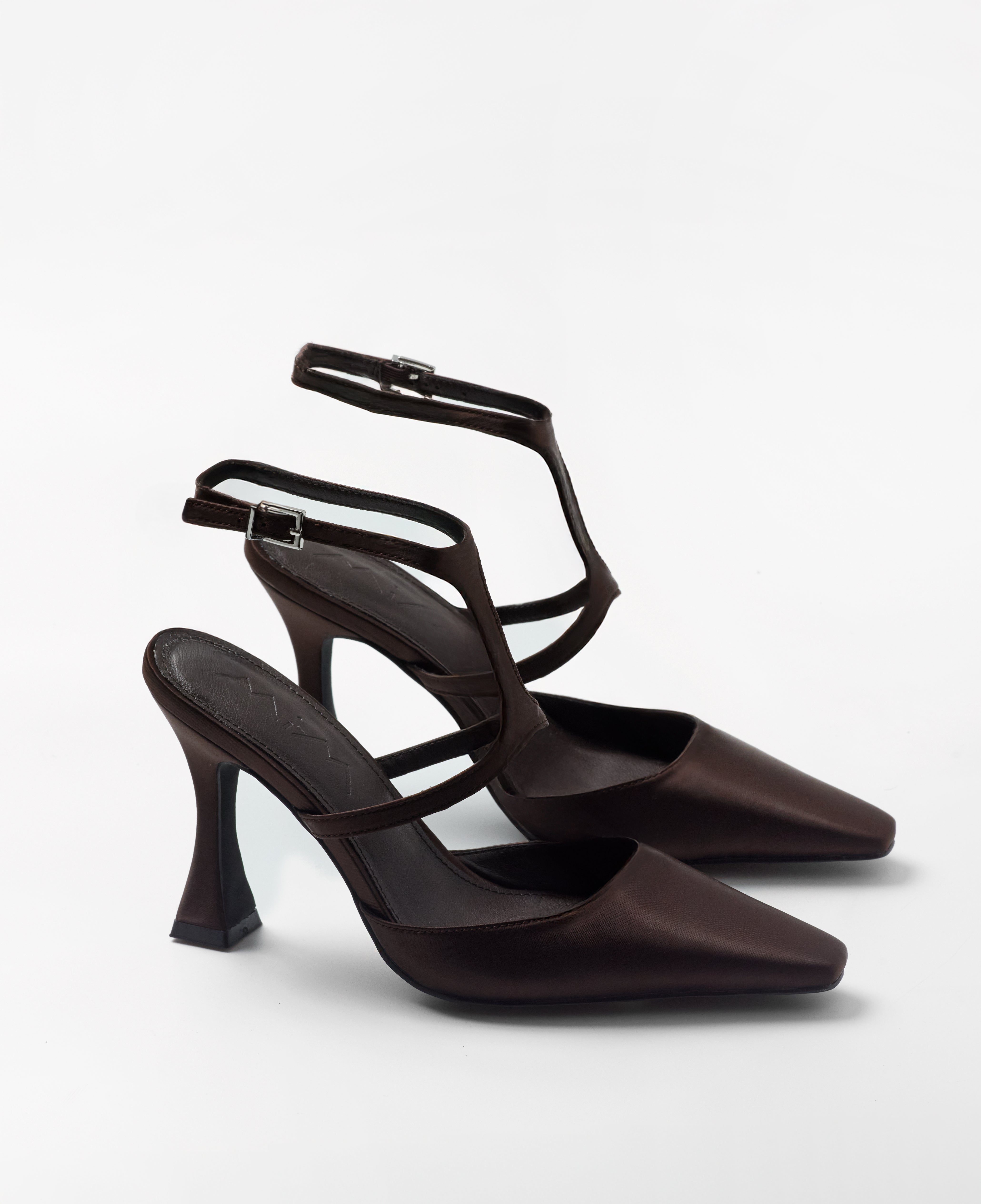 Mim shoes Tacón cerrado DANIELLE CHOCOLATE SATIN