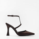Mim shoes Tacón cerrado DANIELLE CHOCOLATE SATIN