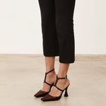 Mim shoes Tacón cerrado DANIELLE CHOCOLATE SATIN