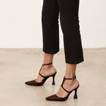 Mim shoes Tacón cerrado DANIELLE CHOCOLATE SATIN