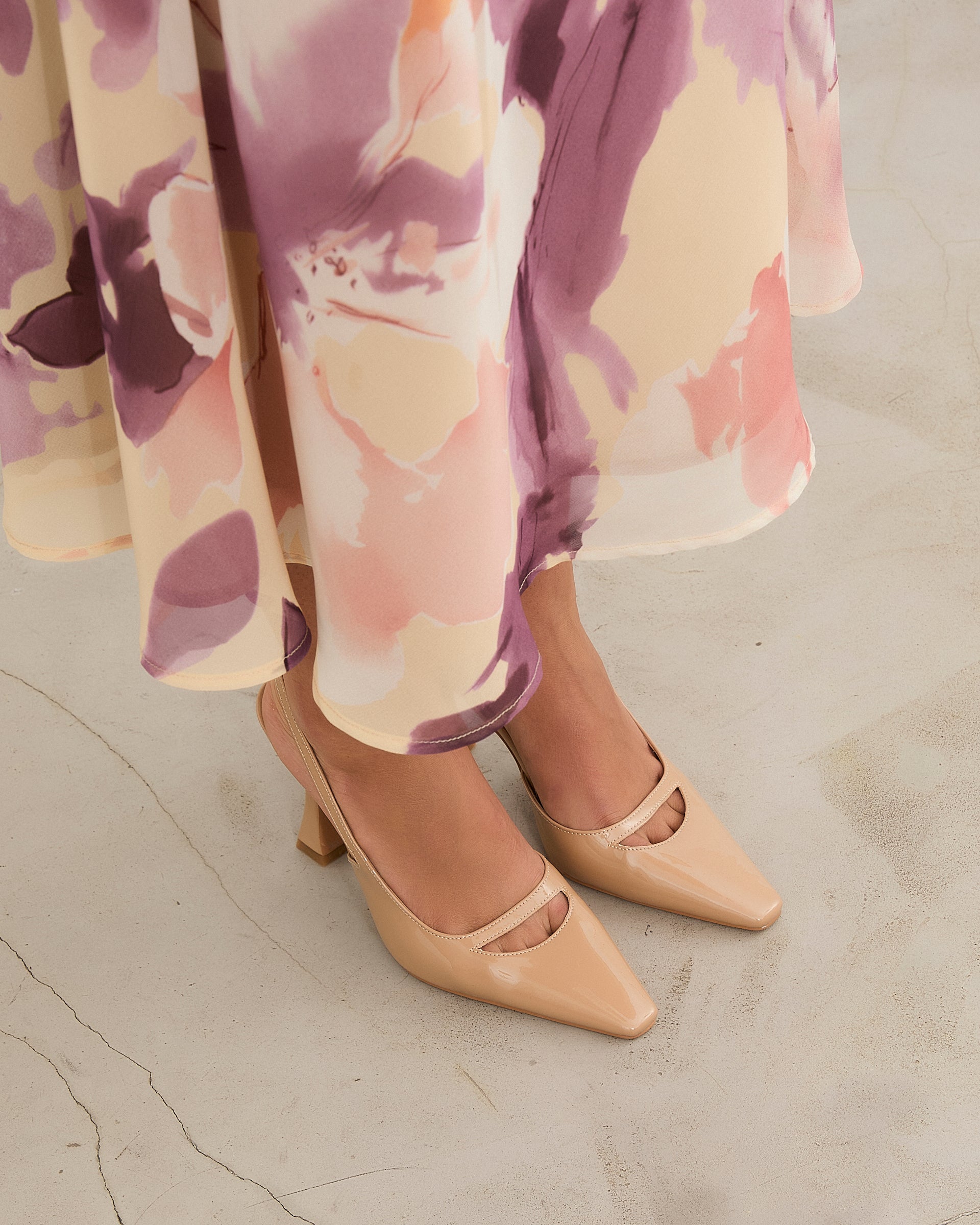 Mim shoes Tacón cerrado DINNA NUDE