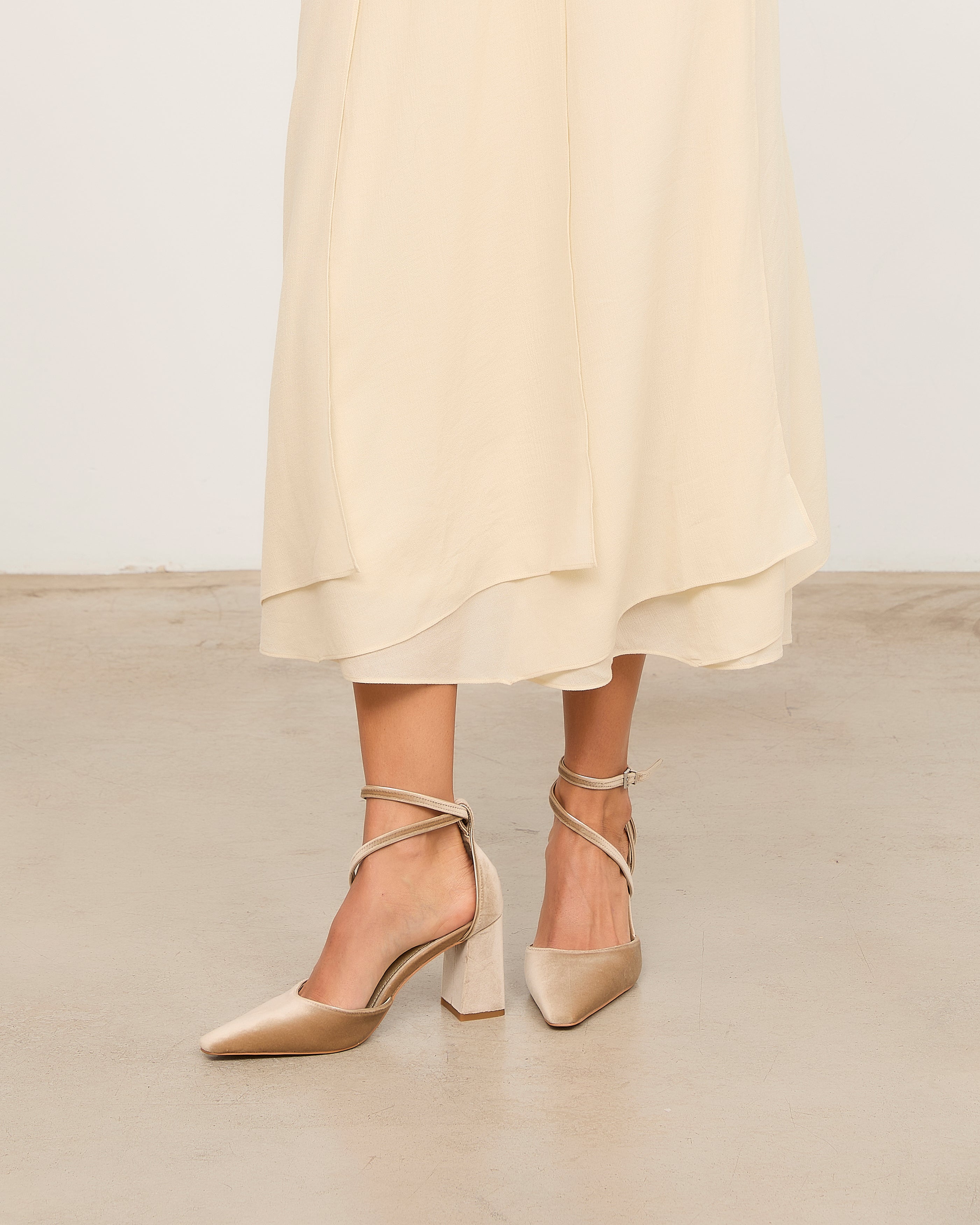 Mim shoes Tacón Cerrado LACE CHAMPAN