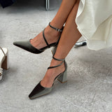 Mim shoes Tacón Cerrado LACE OLIVA