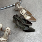 Mim shoes Tacón Cerrado LACE OLIVA