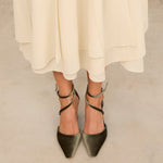 Mim shoes Tacón Cerrado LACE OLIVA