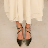 Mim shoes Tacón Cerrado LACE OLIVA