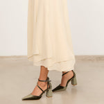 Mim shoes Tacón Cerrado LACE OLIVA