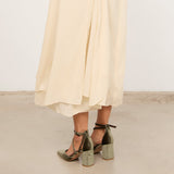 Mim shoes Tacón Cerrado LACE OLIVA