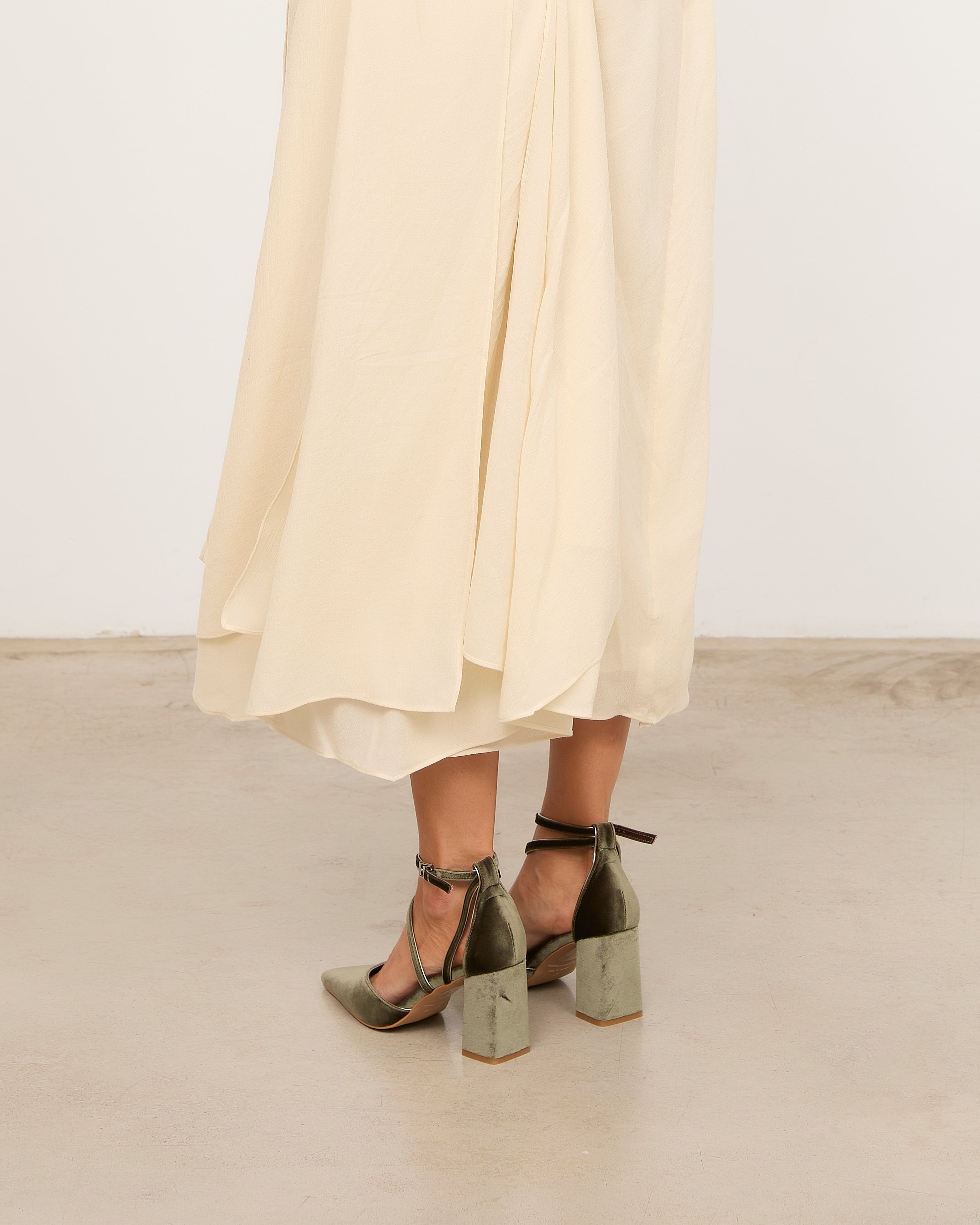 Mim shoes Tacón Cerrado LACE OLIVA