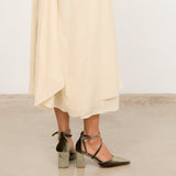 Mim shoes Tacón Cerrado LACE OLIVA