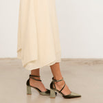 Mim shoes Tacón Cerrado LACE OLIVA