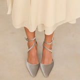 Mim shoes Tacón Cerrado LACE PIEDRA VELVET