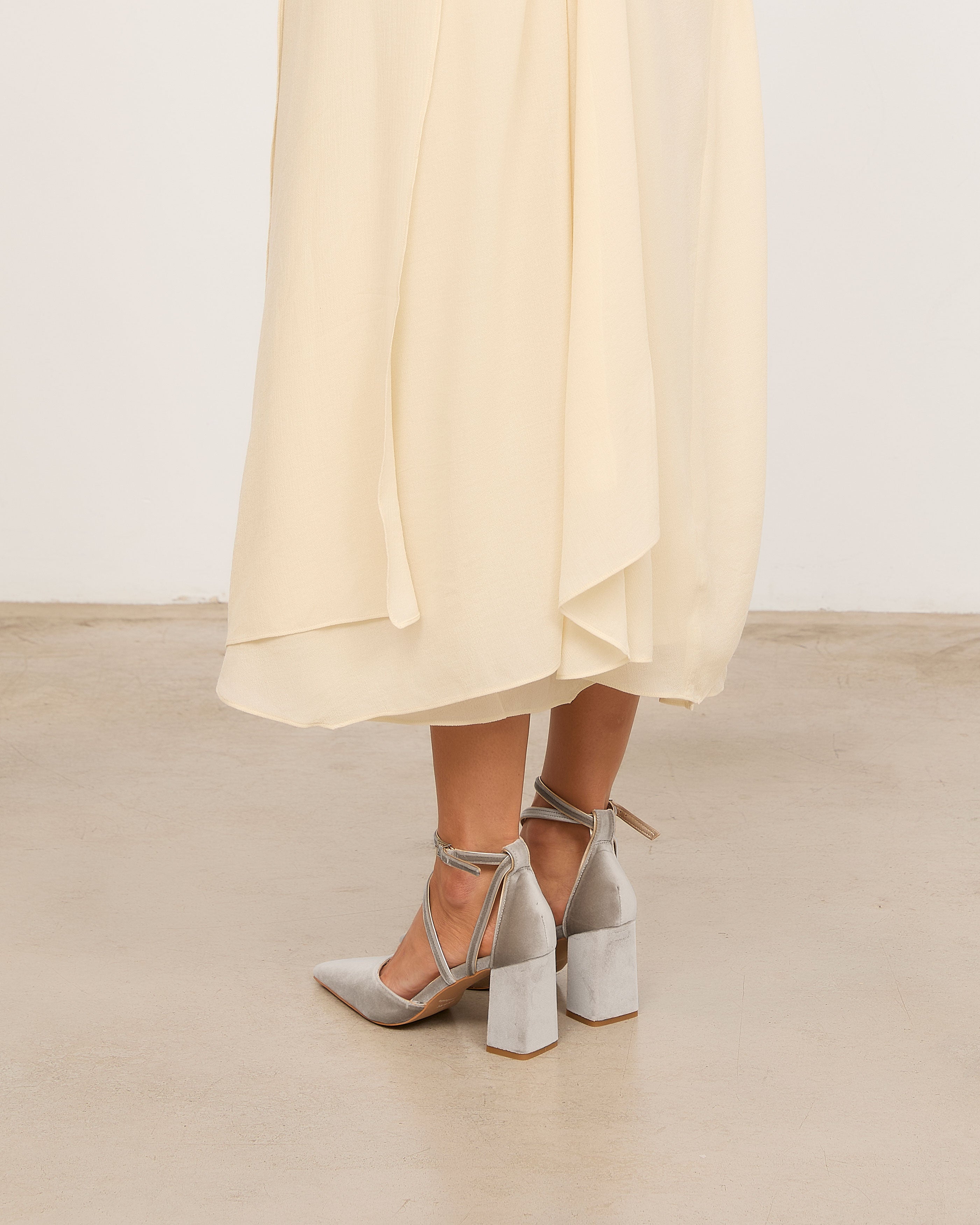 Mim shoes Tacón Cerrado LACE PIEDRA VELVET