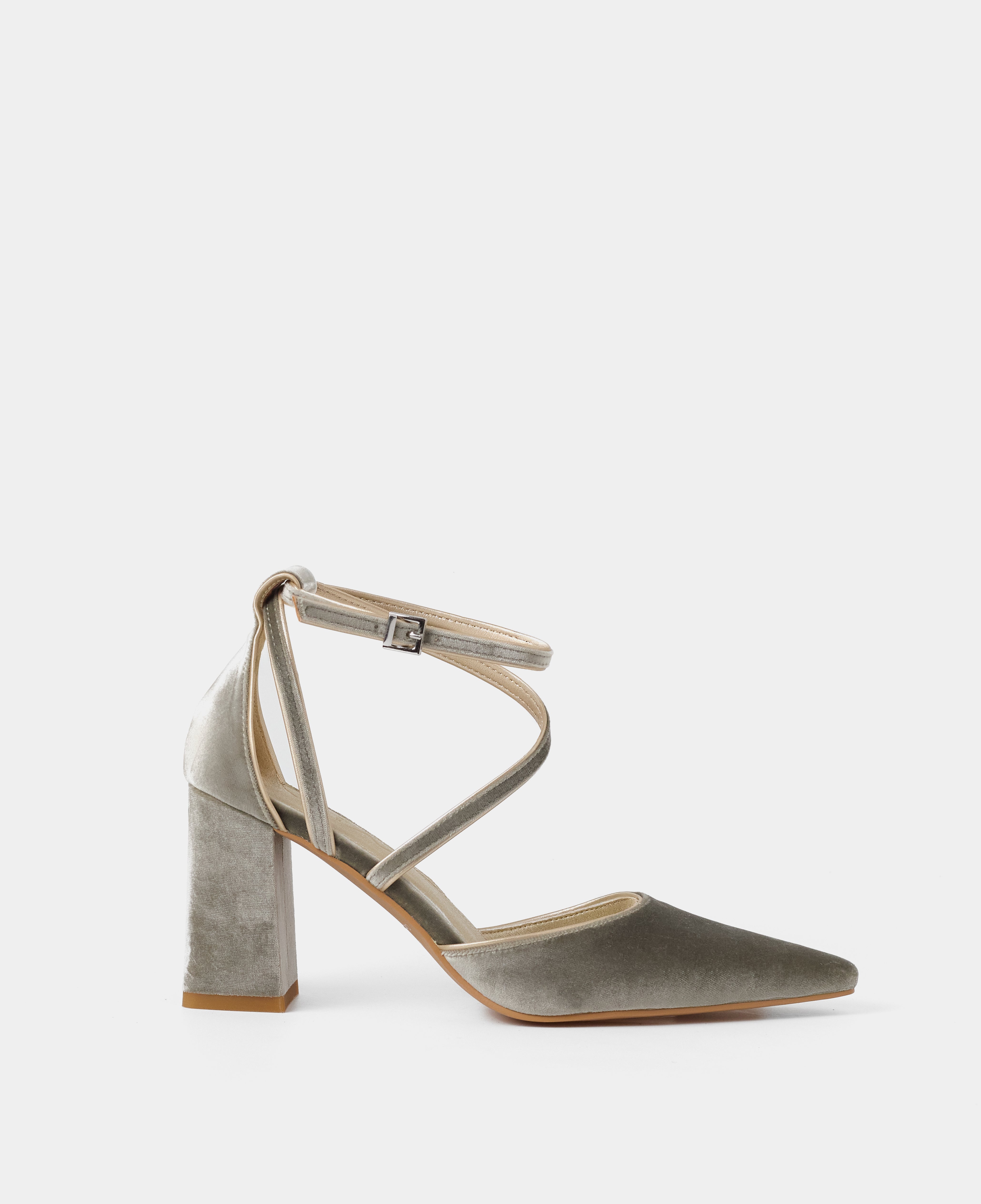 Mim shoes Tacón Cerrado LACE PIEDRA VELVET