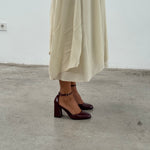 Mim shoes Tacón Cerrado LU BURDEOS