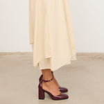 Mim shoes Tacón Cerrado LU BURDEOS