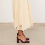 Mim shoes Tacón Cerrado LU BURDEOS