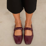 Mim shoes Zapato Plano DEVI BURDEOS