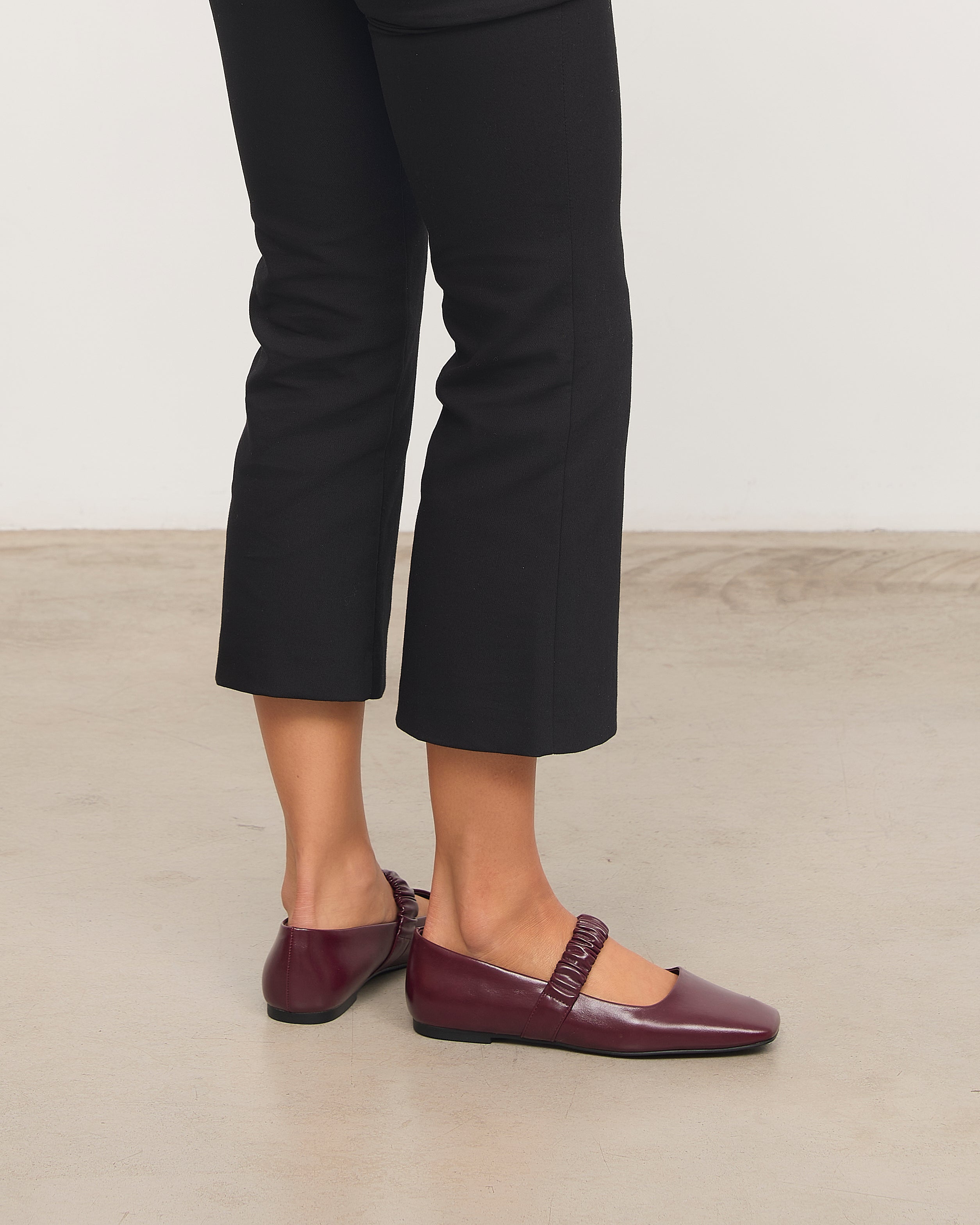 Mim shoes Zapato Plano DEVI BURDEOS