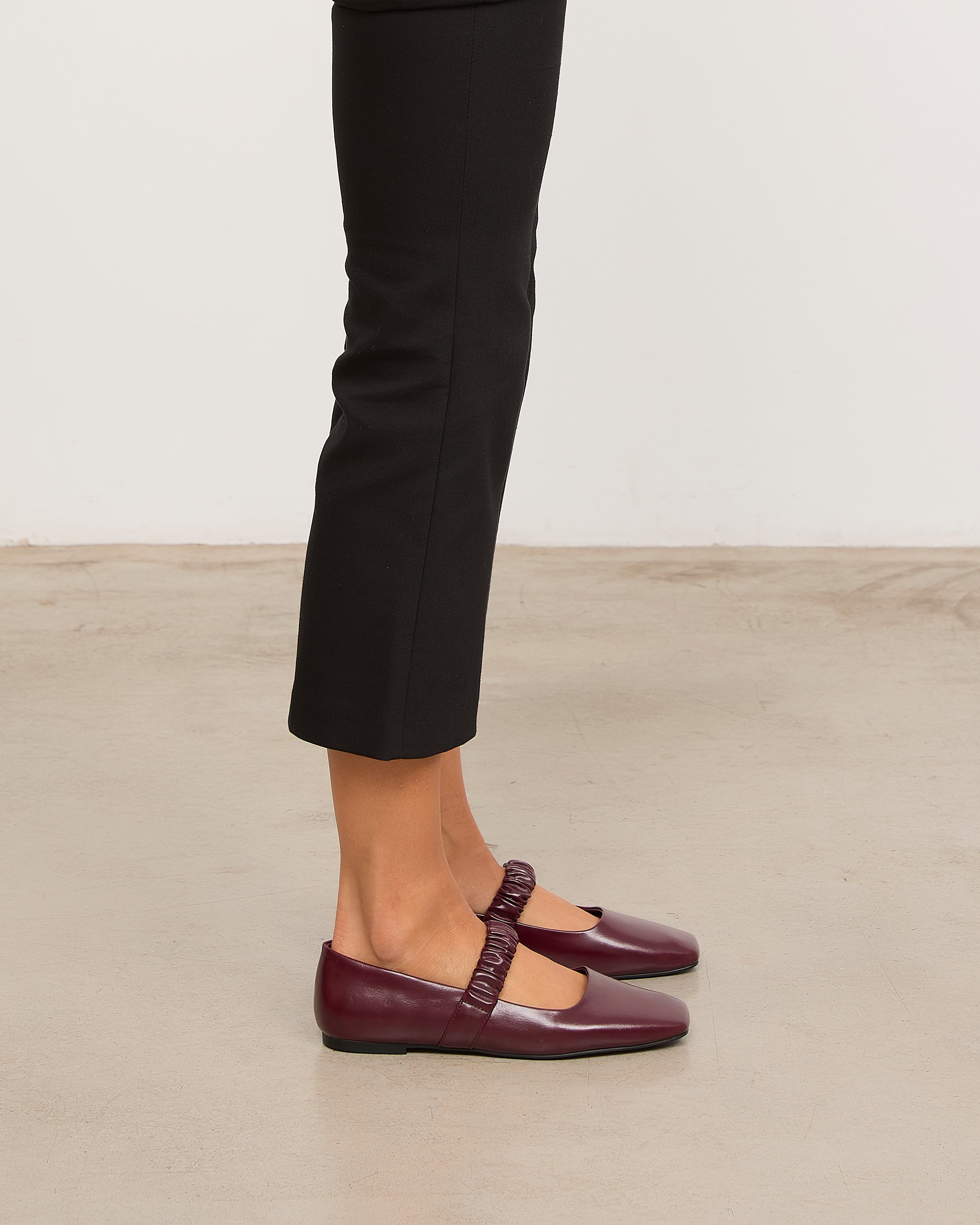 Mim shoes Zapato Plano DEVI BURDEOS