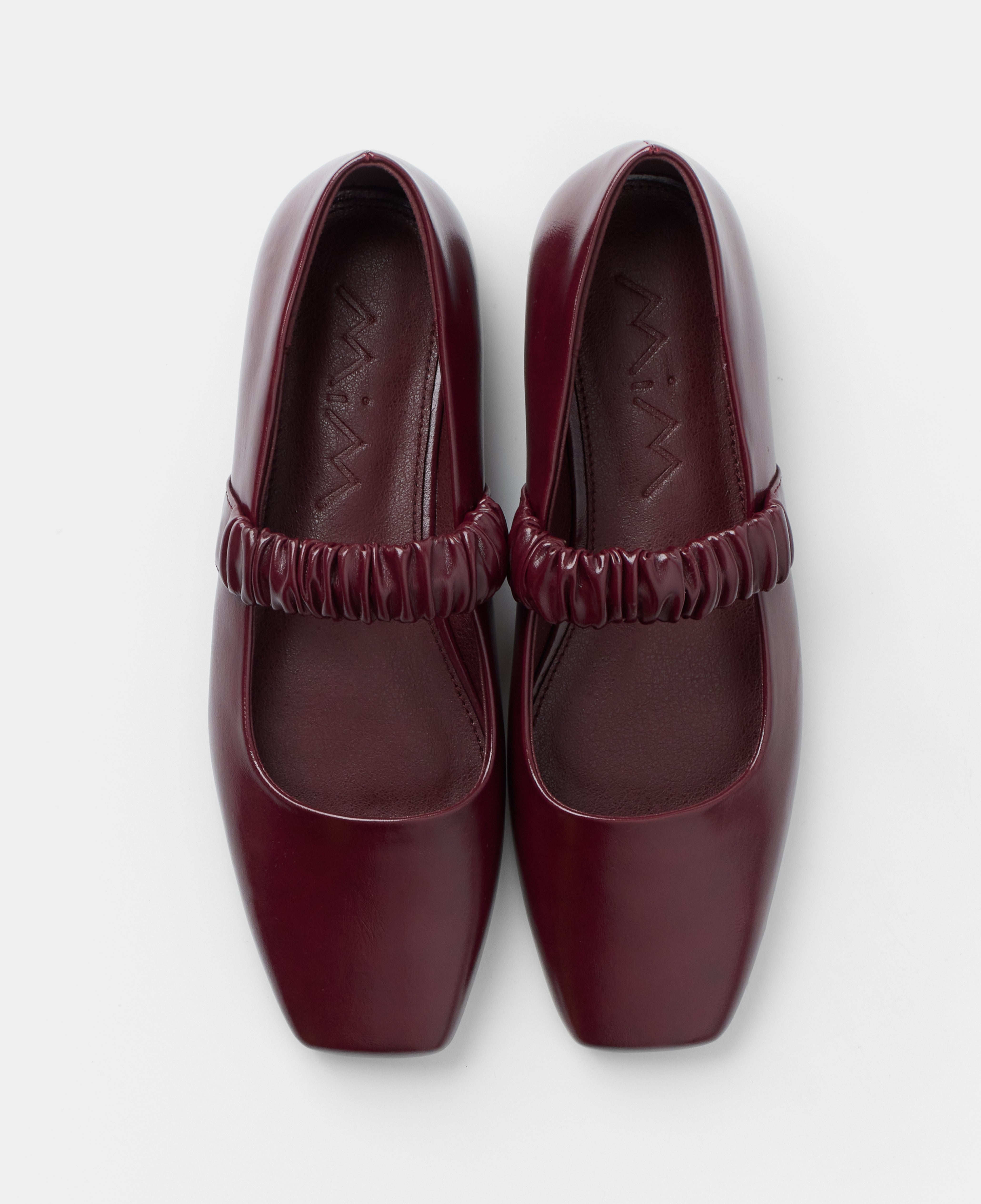 Mim shoes Zapato Plano DEVI BURDEOS