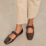 Mim shoes Zapato Plano DEVI CHOCOLATE