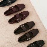 Mim shoes Zapato plano DOVI AZUL MARINO